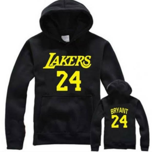 gh-67 uj-53 JAKET HOODIE KOBE BRYANT LAKERS NAMESET NBA FLEECE Original Murah