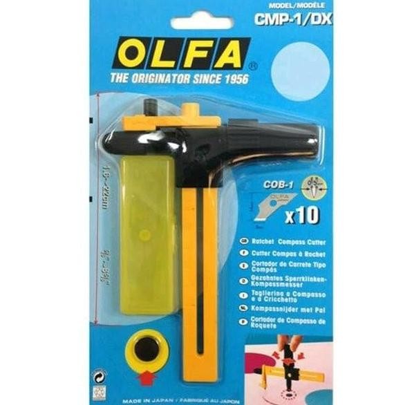 

TERLARIS - Olfa Cutter Pembuat Lingkaran CMP-1/DX Compass Cutter