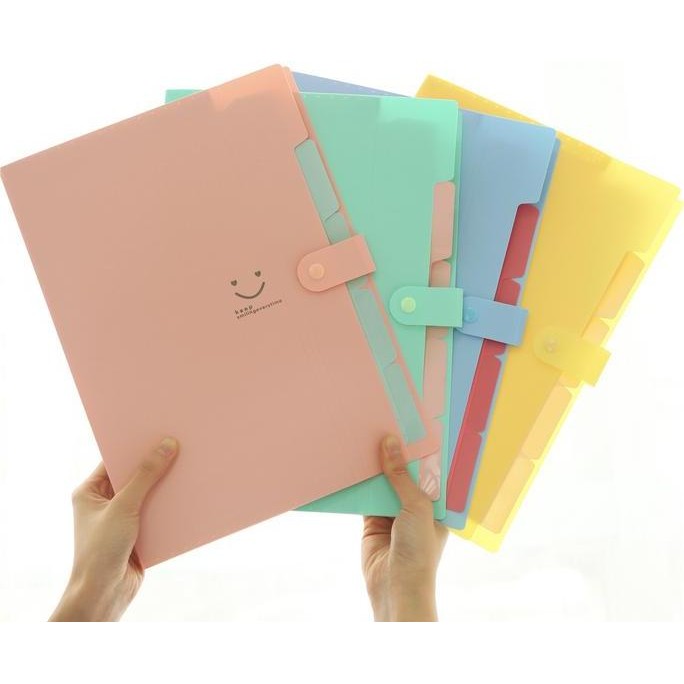 

new !!! Map A4 Plastik Sekat 5 Show Your Smile murah