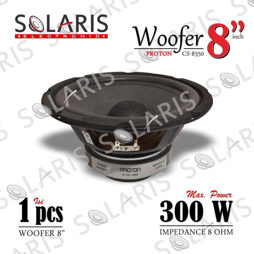 ready  WOOFER 8 Inch DOUBLE MAGNET 300 Watt SPEAKER KARAOKE PROTON CS-8350
