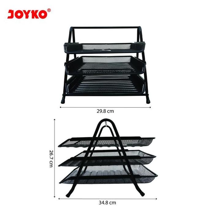 

new !!! Joyko Document Tray 3 Tier / Rak Dokumen 3 Tingkat File Kantor Dokumen DT-25 murah