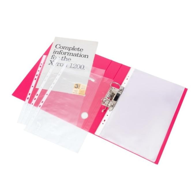 

new !!! Bantex PP Pocket File Sheet Protector Size Folio F4 20 Lembar murah