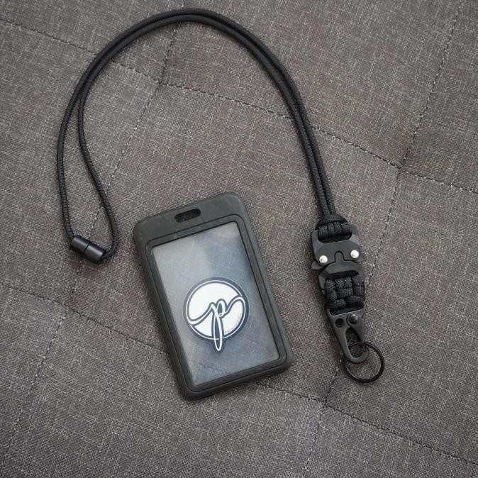 

new !!! Cobra Lanyard tactical card holder 2 sisi tali id card detachable govo murah