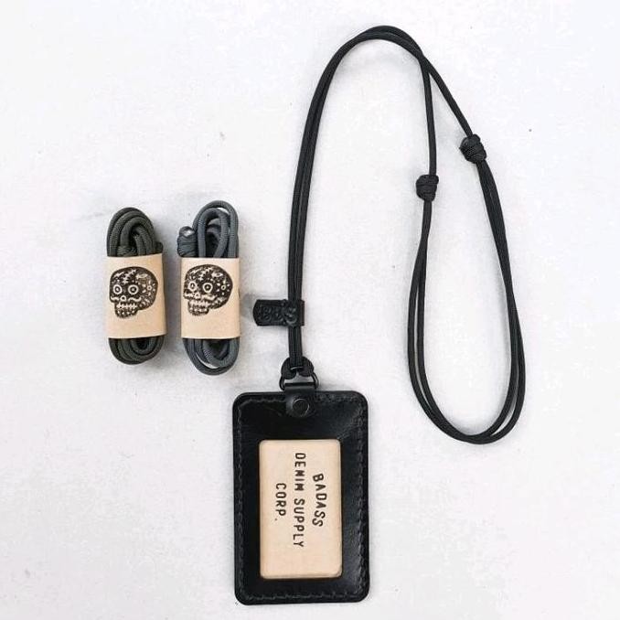 

new !!! BDS Leather ID Holder and lanyard rope murah