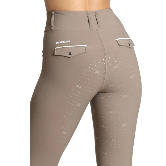 Premium Maximilian Equestrian Pro Riding Leggings Nougat Original