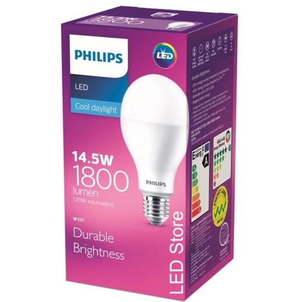 Exclusive Lampu Led Philips Paket 14.5W Multipack Lampu Led Rumah Led Bulb 14.5 Watt 6500K Putih Bis