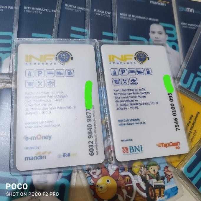 new  Idcard ID Card Emoney Kemenhub Kementerian Perhubungan murah