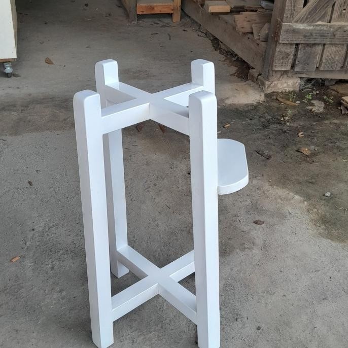 RAK GUCI KERAMIK, KAKI GUCI GALON. DIAMETER 28CM