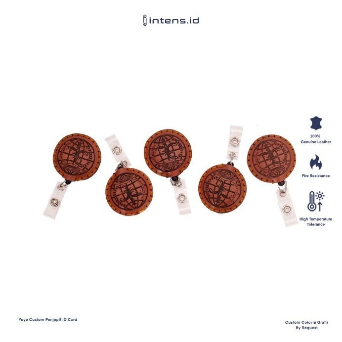 

new !!! yoyo kulit custom penjepit id card kulit murah