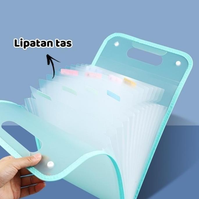 

new !!! Tas file handle A4 FREE STIKER Organizer file bag ATK waterproof anti air Map tas dokumen kerja folder Tas file sekat clear holder Tempat penyimpanan berkas Tempat kertas ujian Cute multi layer folder document Map Akordeon sekolah kantor pelajar