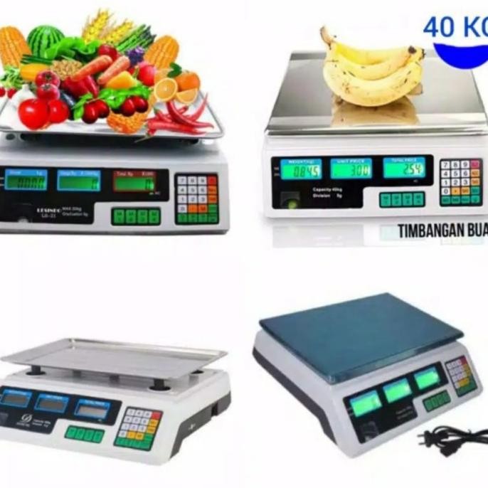 TIMBANGAN BUAH DIGITAL 40 KG 40KG BESAR BARANG SAYUR HARGA GW 6018
