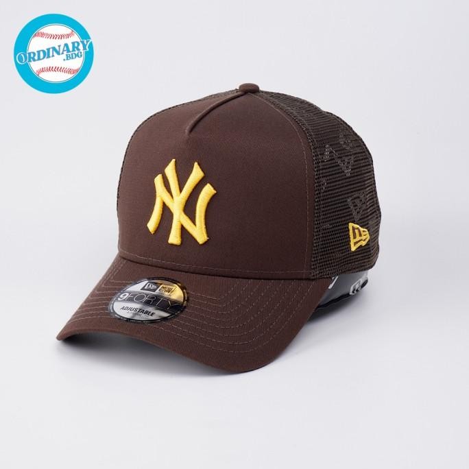 Topi New Era Original New York Yankees Trucker Color Brown