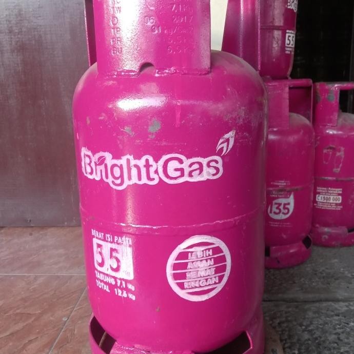 TABUNG GAS BRIGHT GAS 5,5 KG ( KOSONGAN )