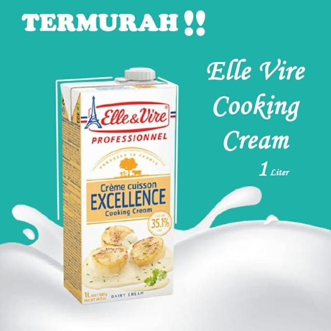 

Sale Elle Vire Cooking Cream 1 Liter / Dairy Product