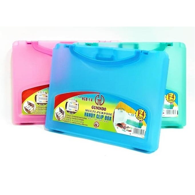 

new !!! MAP PLASTIK TENTENG FOLIO F4 KOTAK TEMPAT PENYIMPANAN BOX FILE HCB-F4 murah