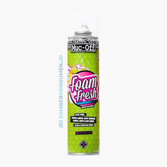 NEW Muc Off Foam Fresh 400ml / Pembersih Pewangi Helm Sepatu Sarung Tangan