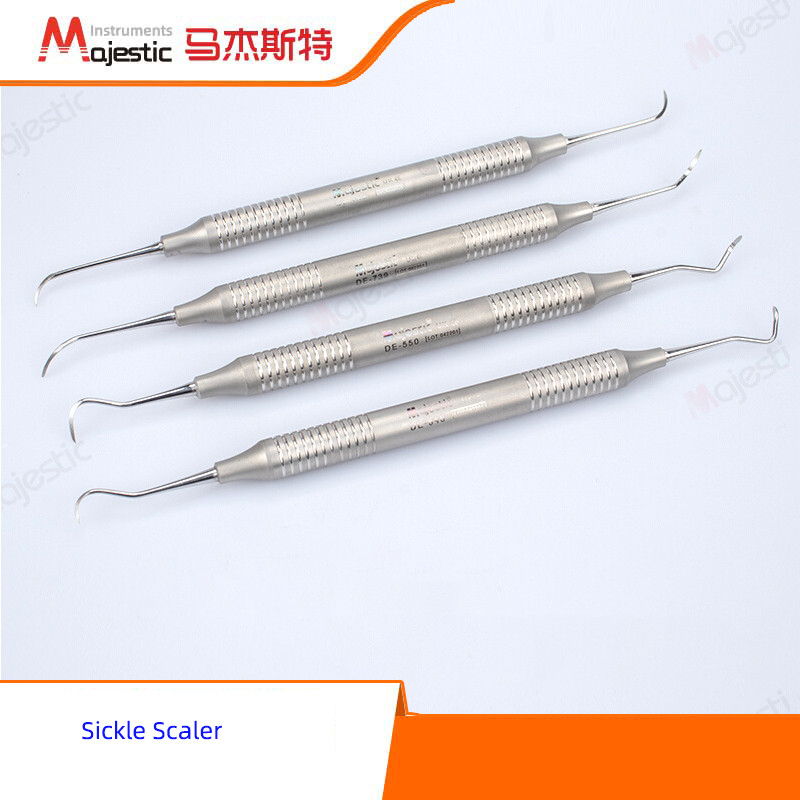 

Scaler sabit untuk menghilangkan kalkulus gigi, instrumen periodontal, perawatan penskalaan manual,