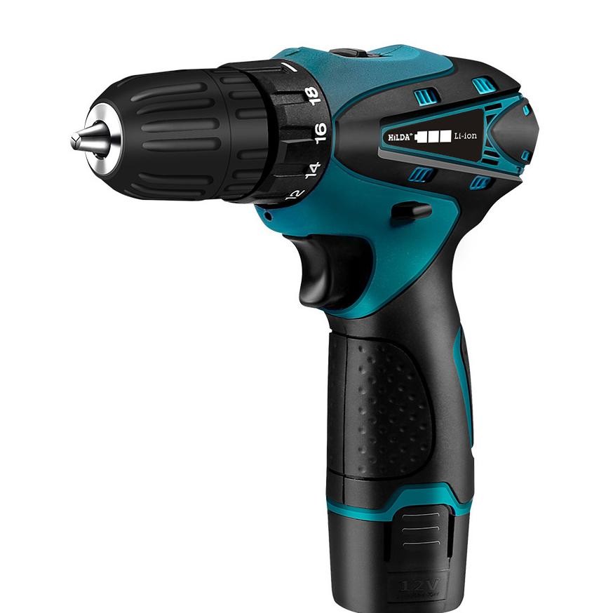 Best Seller Perkakas Listrik Bor 12V Mesin Bor Baterai Cordless Bor Listrik Electric Drill Cordless 