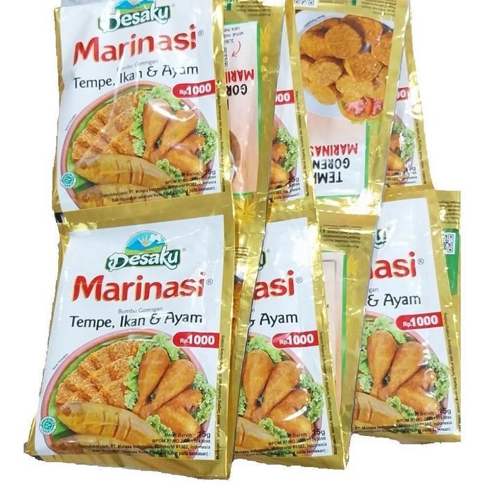 

Marinasi Desaku Bumbu Gorengan 12 Sachet Halal Bpom Original