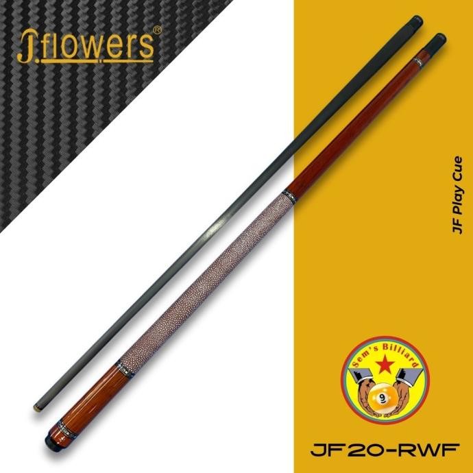 JFlowers Cue - [ JF20-RWF ] - [ Play Cue ] - Stick Billiard JFlowers-JFlowers