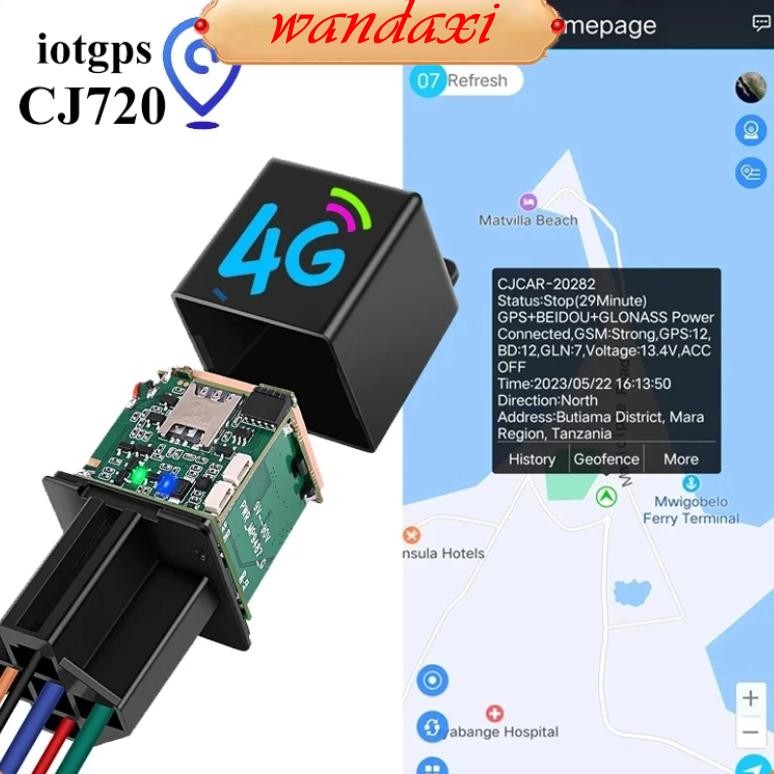 TERLARIS GPS CJ720-GPS Motor Jarak Jauh Anti Maling/GPS Tracker Mobil/Alat Pelacak GPS Mini Jarak Ja