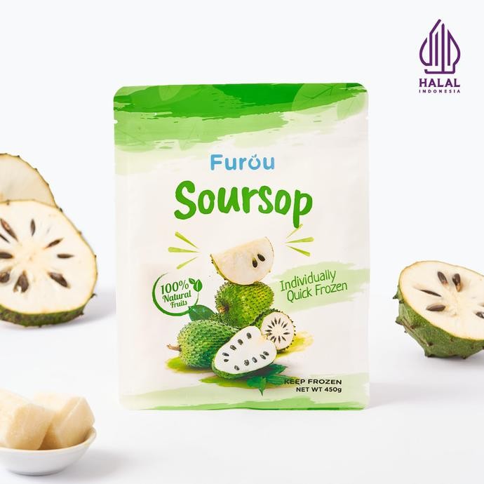 

Diskon! Frozen Soursop (IQF) | Buah Sirsak Beku | 450 gram