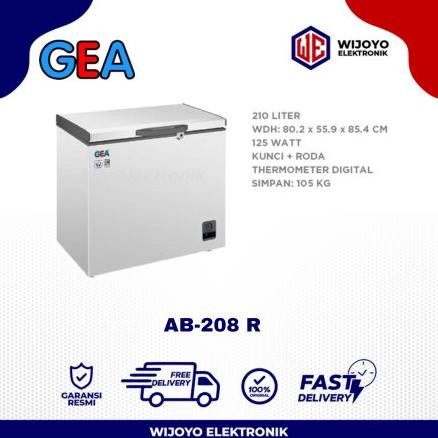 chest freezer gea ab-208r freezer box gea