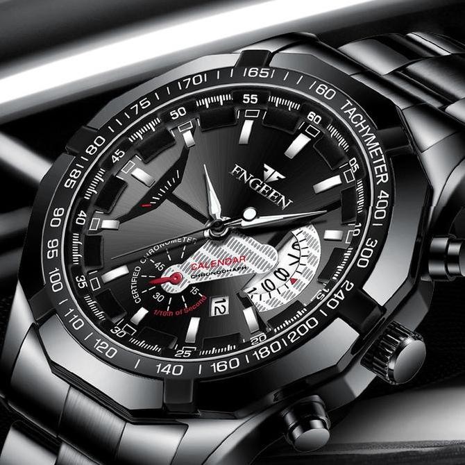 [Best Seller] Jam Tangan Pria Bisnis Kasual Luxury Asli Import Premium Quality Original Terbaru Taha