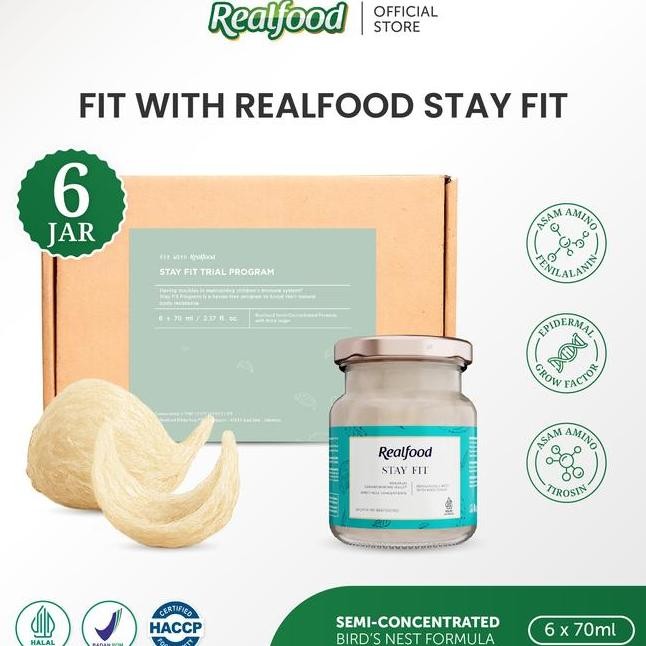 

Realfood Trial Tay Fit Arang Burung Walet