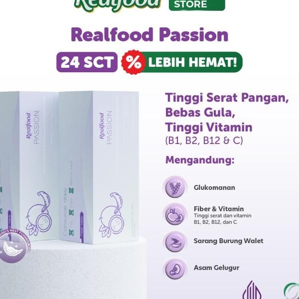 

Realfood Cleane Paion Powder Fiber Drin Arang Burung Walet 24 Pc