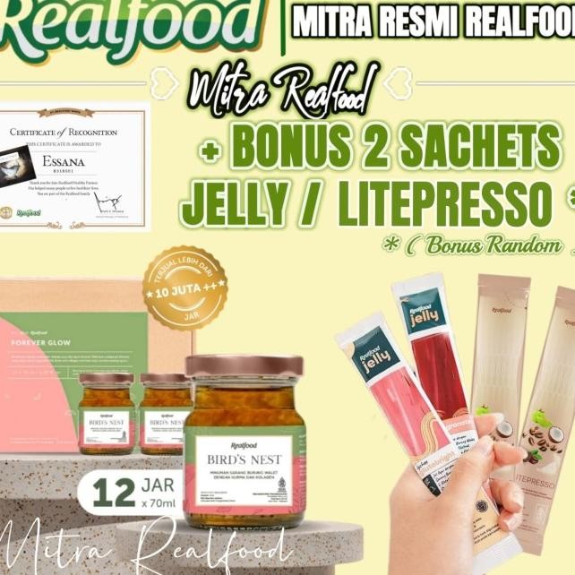 

Realfood Forever Glow 12 Botol Numan Arang Burung Walet