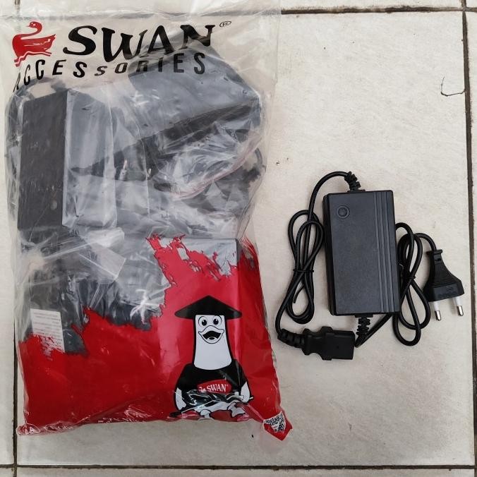 Cas Charger Alat Semprot Obat Hama Elektrik Battery Sprayer Swan New Stok