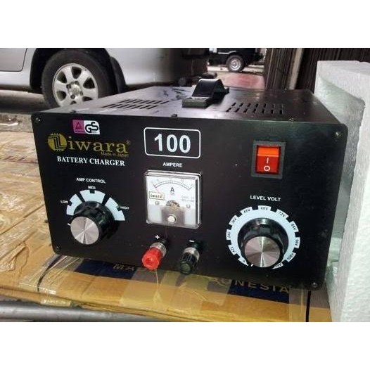 &<&<&<&] BATTERY CHARGER / CAS AKI MERK IWARA 100 AMPERE