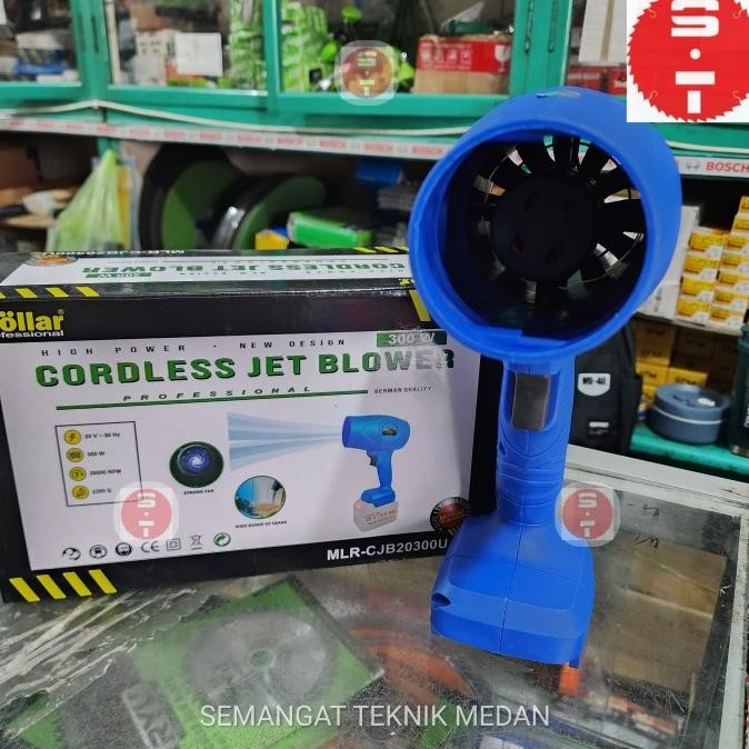 Cjb20300U Mesin Jet Baterai Cordless Lithium Blower 20V Set 4Ah Mollar New Stok