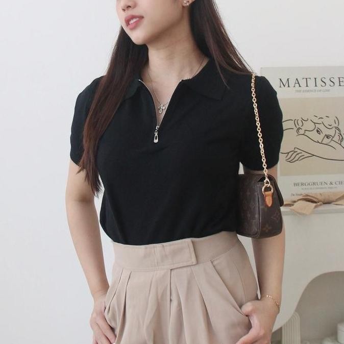 DUCHESS ATASAN WANITA NIKI POLO SLETING / BLOUSE WANITA