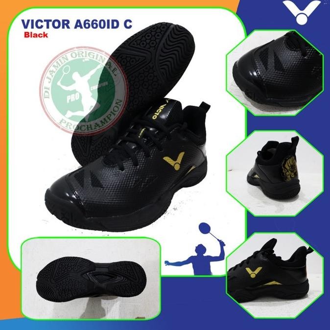 Promo Victor A660Id A 660 Id D / C Sepatu Badminton Original