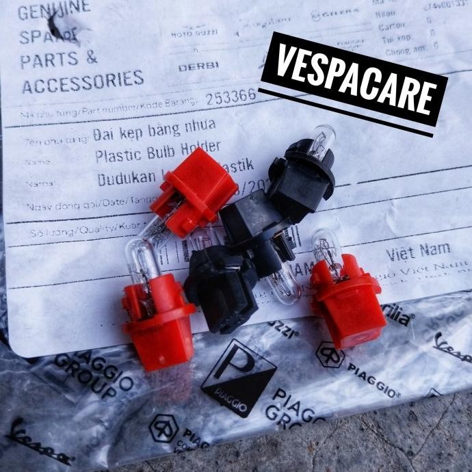 <<<<<] Lampu Speedometer Bohlam Speedometer Piaggio Zip Original