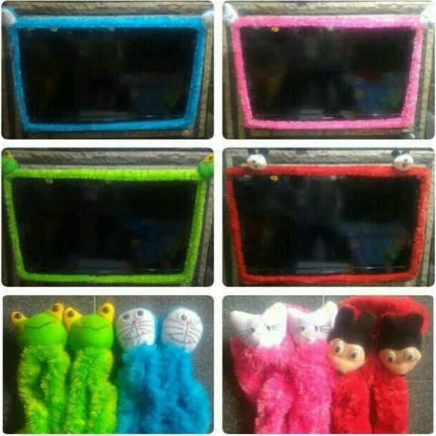 ''Terlaris" Bando Tv 20-32Inchi Karakter Bulu Halus (Aksesoris Tv) Murah