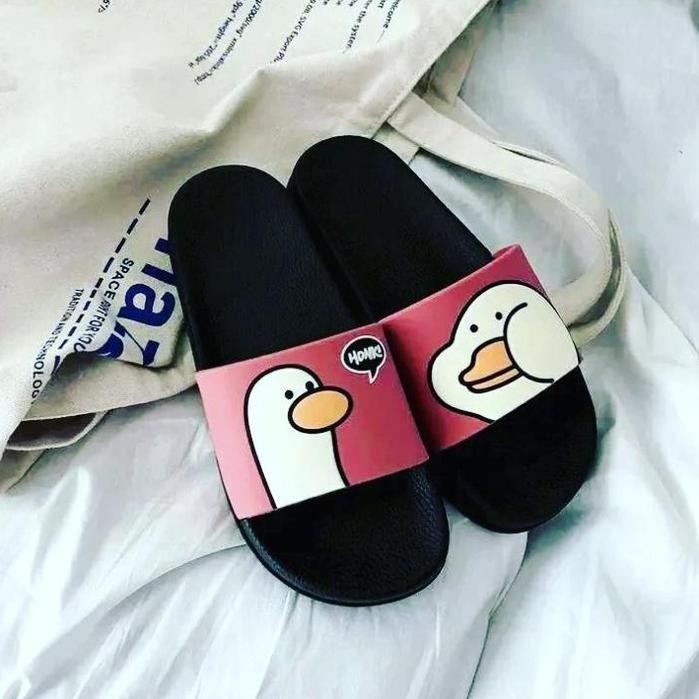 ''Terlaris" Sendal Flat Karet Jelly Korea Wanita