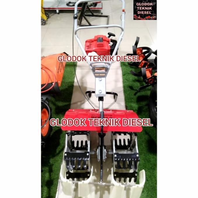 Paddy Weeder Penyiang Padi Tiller Cultivator Matsumoto Mpw 02G Mpw-02G New Stok