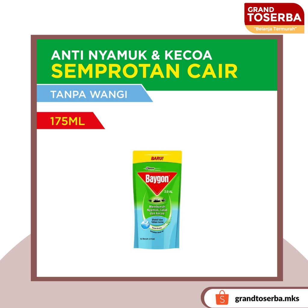 BAYGON OIL SPRAY / BAYGON LIQUID / BAYGON CAIR REFILL TANPA AROMA