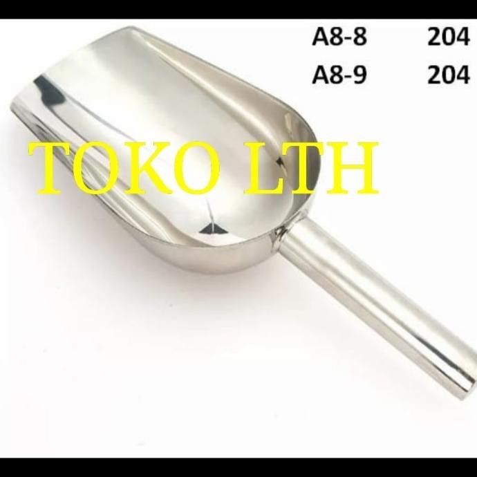 

Terlaris Sendok Sekop Skop Es Batu Stainless Tepung Gula Beras Kopi