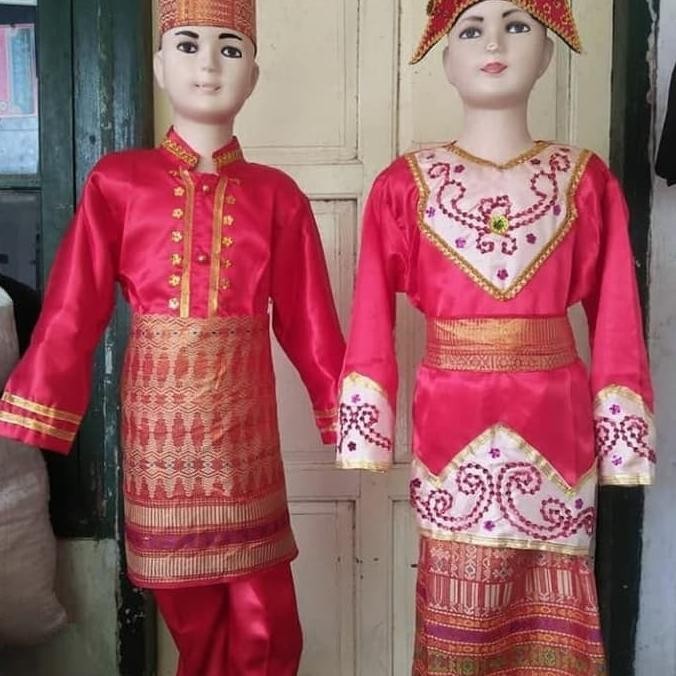 pakaian adat palembang anak TK - SD / baju pakaian adat palembang