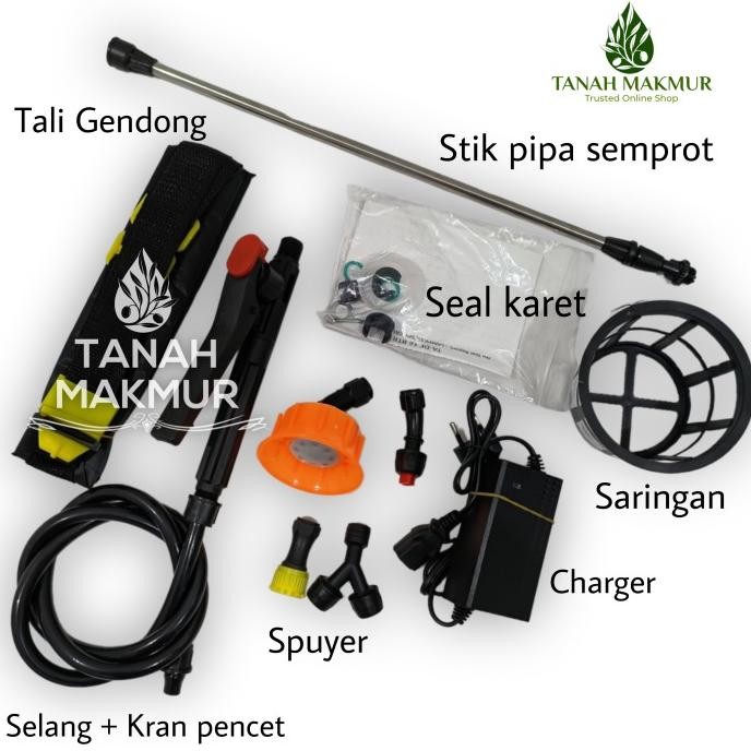 Semprotan Manual Dan Elektrik 2In1 16 Liter Sprayer Top Agri 2 Fungsi New Stok