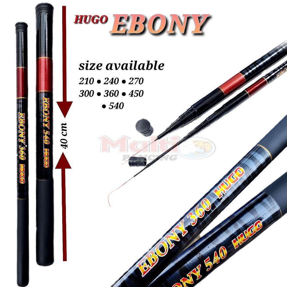 joran tegek EBONY ruas pendek ( 40 CM )