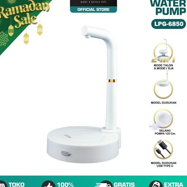 Livine 2 In 1 Pompa Galon Electric Pompa Air Galon Pompa Galon Eletri 1Mah 2E Meja Dan Galon Water W