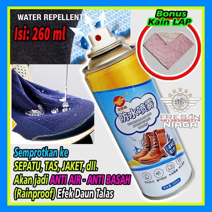 Terlaris Waterproof Spray Pelapis Anti Air Anti Basah Sepatu Tas Topi Jaket Dll