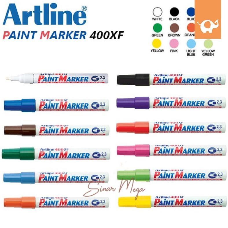

AZQ-16 QV21 Artline Paint Marker 400XF Spidol Warna Permanen Permanent Berkualitas Murah Viral