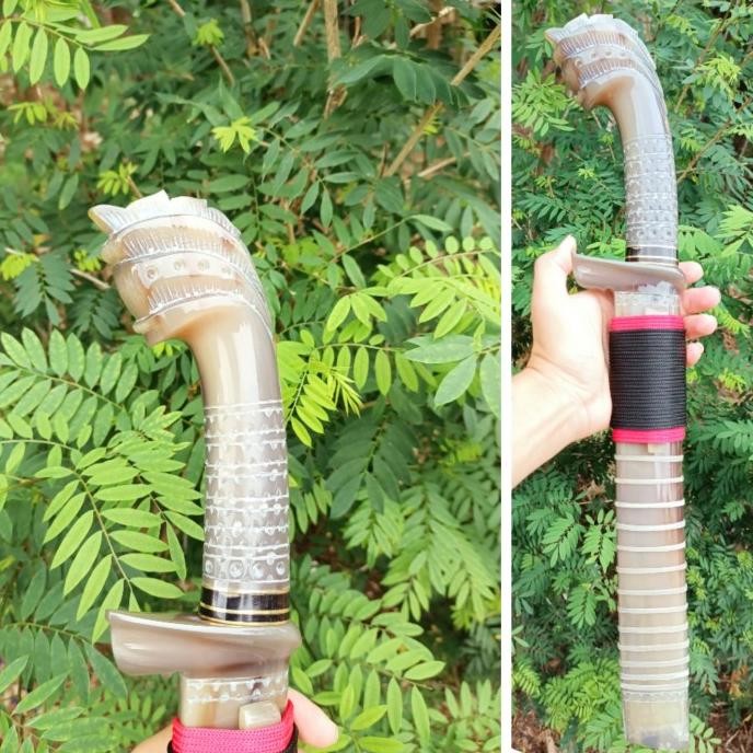 Golok Togog Pamor Full Tanduk Bule New Stok