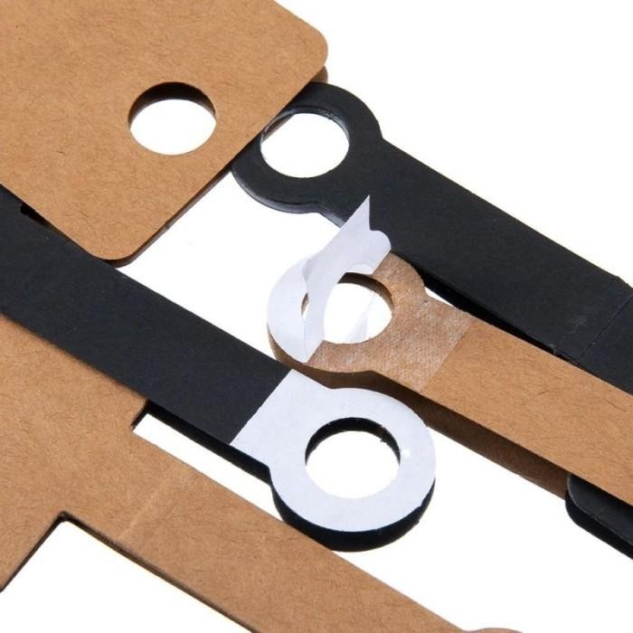 

100Pcs Hang Tag Label Aksesoris Tag Label Gantung Perhiasan Aksesoris Label Gelang Persegi